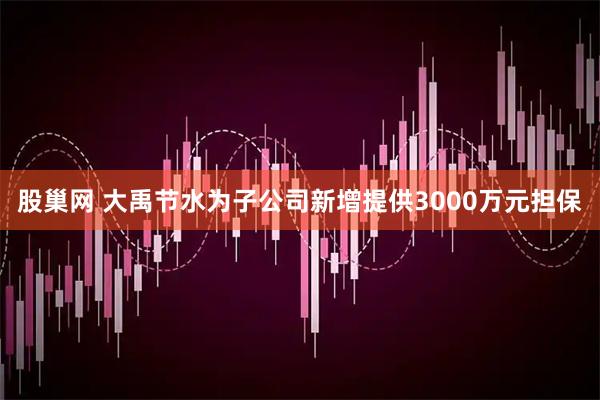 股巢网 大禹节水为子公司新增提供3000万元担保