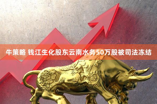 牛策略 钱江生化股东云南水务50万股被司法冻结